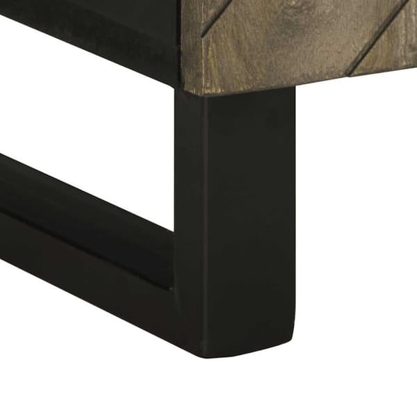 vidaXL TV-benk 105x33x46 cm heltre mango