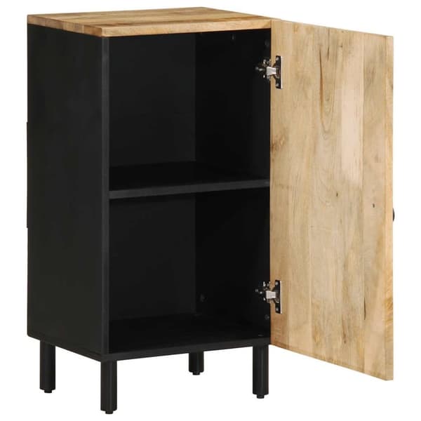 vidaXL Skänk 40x33,5x75 cm massivt grovt mangoträ