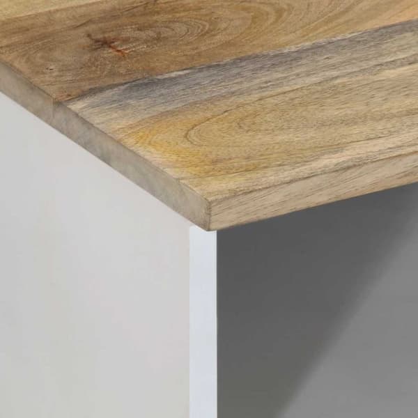 vidaXL TV-bänk 100x33,5x46 cm mango i massivt trä