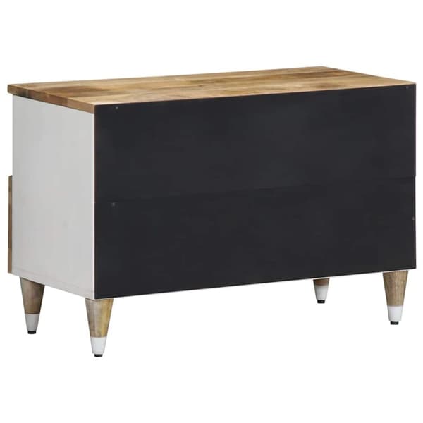 vidaXL TV-benk 70x33,5x46 cm heltre mango
