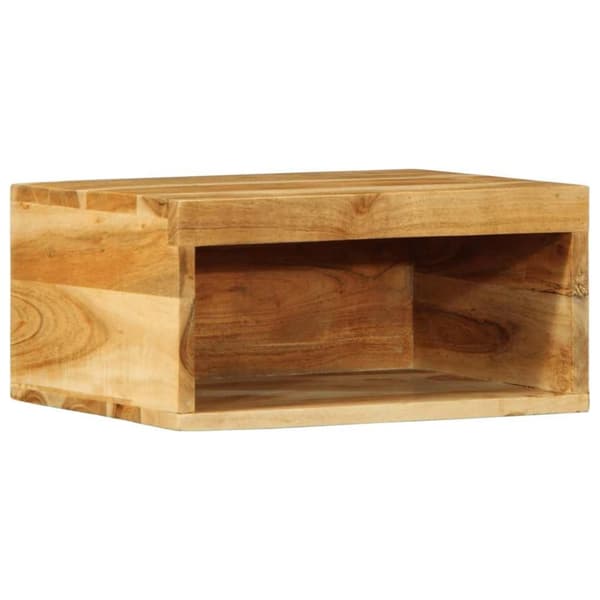vidaXL Veggmontert TV-benk 40x30x19 cm heltre akasie
