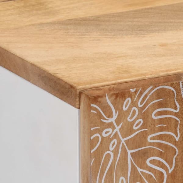 vidaXL Highboard 60x33,5x100 cm heltre mango