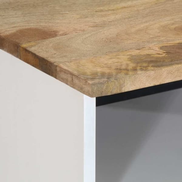 vidaXL TV-benk 100x33,5x46 cm heltre mango