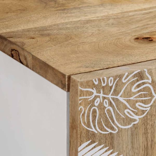vidaXL Skjenk 40x33,5x75 cm heltre mango