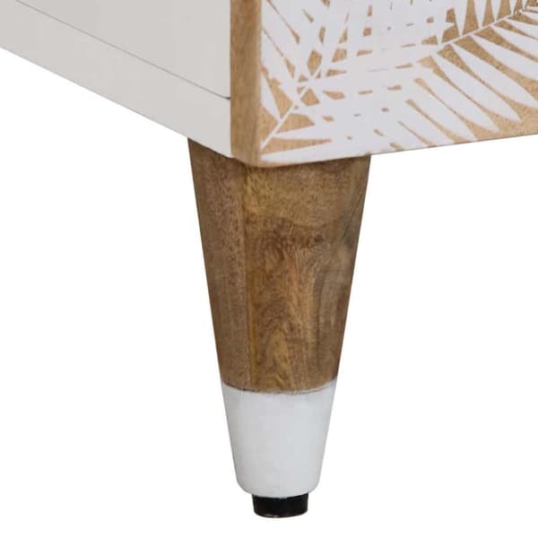 vidaXL Skjenk 40x33,5x75 cm heltre mango