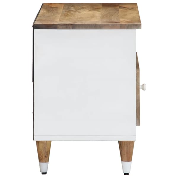 vidaXL TV-bänk 80x33,5x46 cm mango i massivt trä