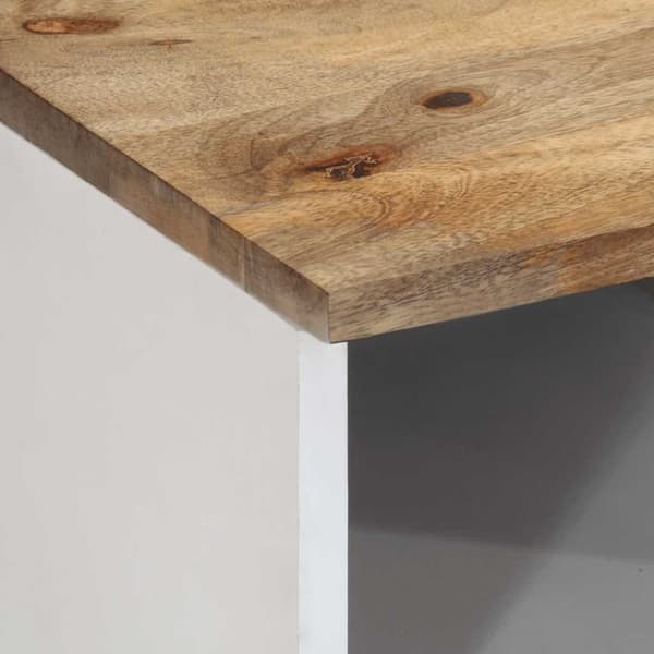 vidaXL TV-bänk 80x33,5x46 cm mango i massivt trä