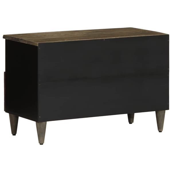 vidaXL TV-benk lysegrå 70x33,5x46 cm heltre mango