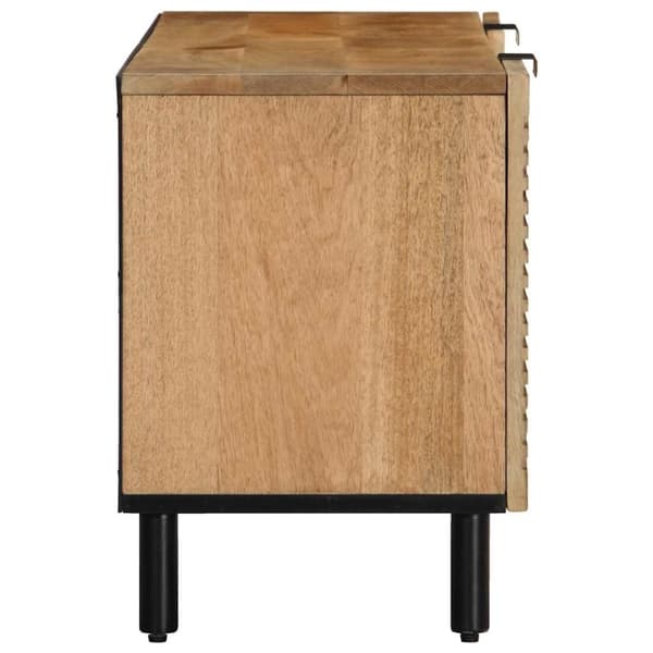 vidaXL TV-benk brun 105x33x46 cm heltre mango
