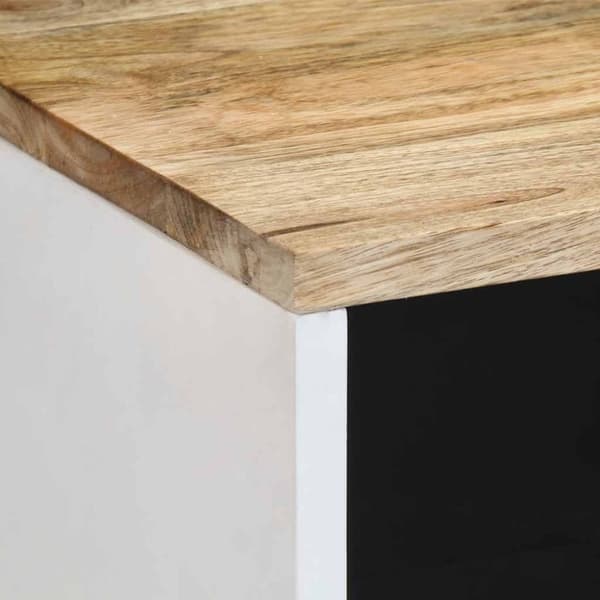 vidaXL Skjenk 80x33,5x75 cm heltre mango