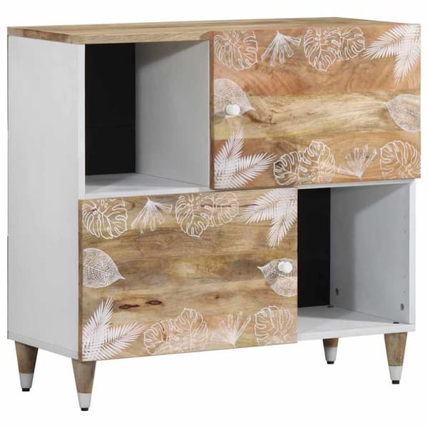 vidaXL Skjenk 80x33,5x75 cm heltre mango