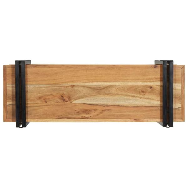 vidaXL Vegghylle 90x33x45 cm heltre akasie