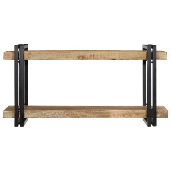 vidaXL Vegghylle 90x33x45 cm grovt heltre mangotre