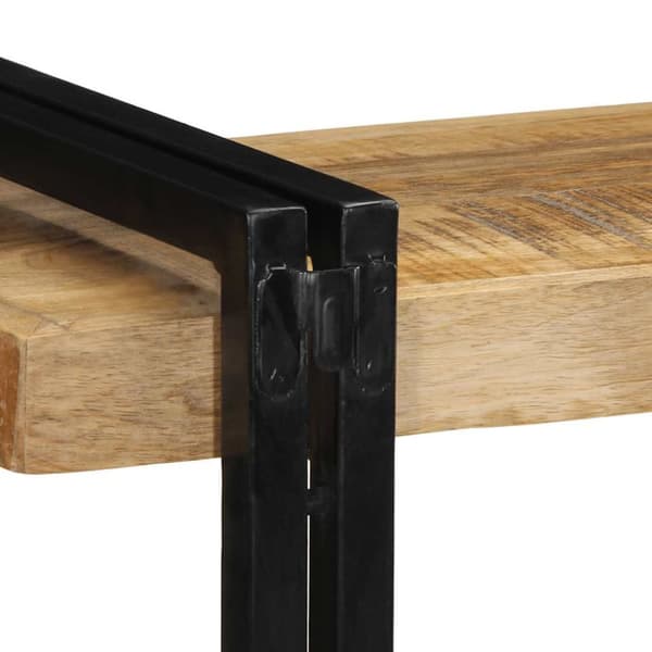 vidaXL Vegghylle 90x33x45 cm grovt heltre mangotre
