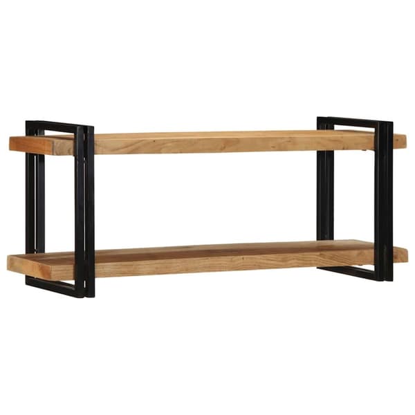 vidaXL Vegghylle 110x33x45 cm heltre akasie