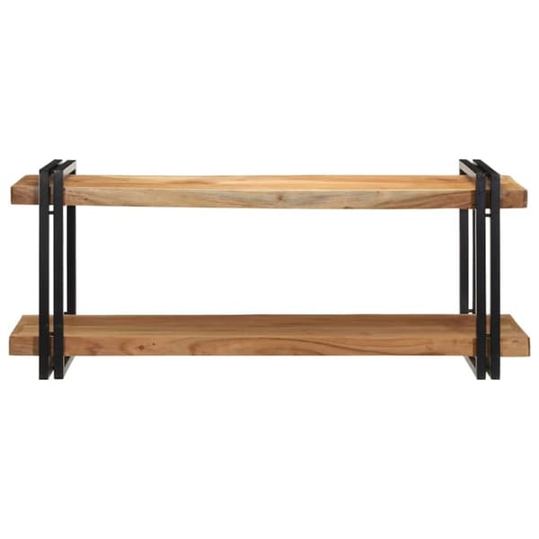 vidaXL Vegghylle 110x33x45 cm heltre akasie