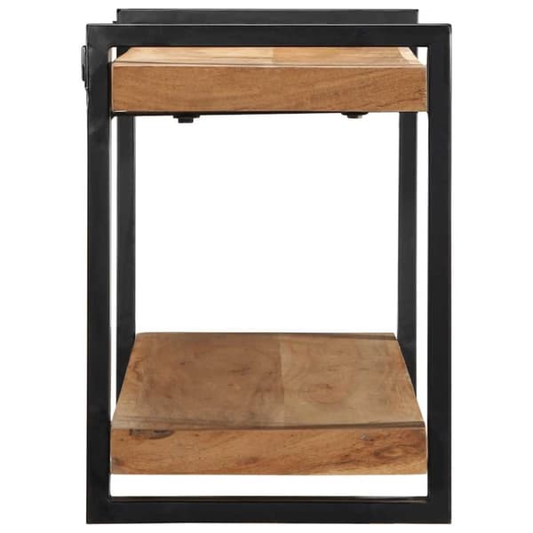 vidaXL Vegghylle 110x33x45 cm heltre akasie