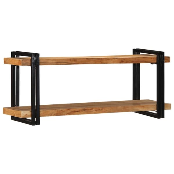 vidaXL Vegghylle 110x33x45 cm heltre akasie