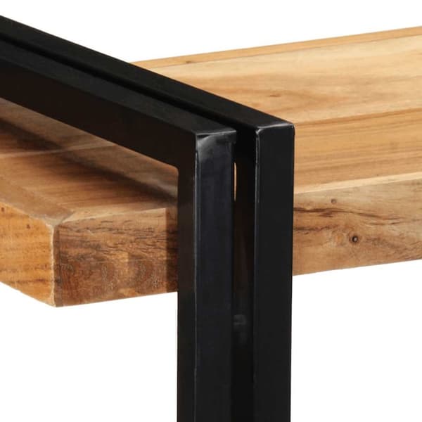 vidaXL Vegghylle 110x33x45 cm heltre akasie