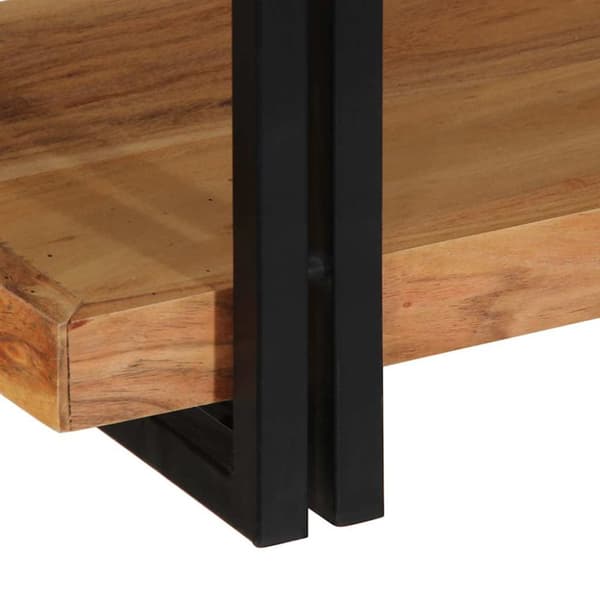 vidaXL Vegghylle 110x33x45 cm heltre akasie
