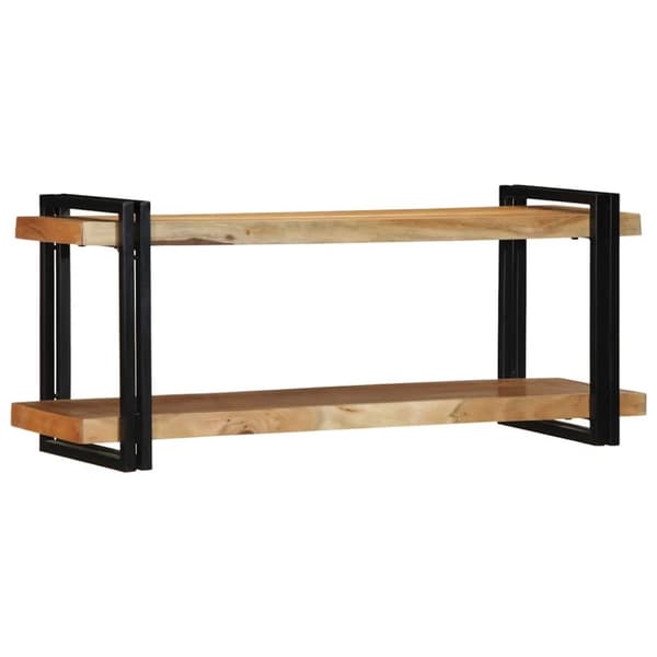 vidaXL Vegghylle 110x33x45 cm heltre akasie