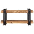 Miniatyrbilde 4 av 11: vidaXL Vegghylle 70x33x35 cm heltre akasie