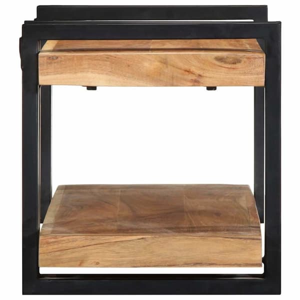 vidaXL Vegghylle 70x33x35 cm heltre akasie