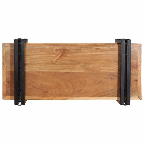 vidaXL Vegghylle 70x33x35 cm heltre akasie