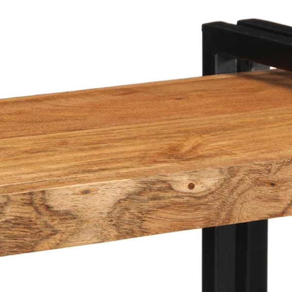 vidaXL Vegghylle 70x33x35 cm heltre akasie