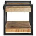 Miniatyrbilde 5 av 11: vidaXL Vegghylle 70x33x35 cm grovt heltre mangotre