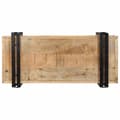 Miniatyrbilde 7 av 11: vidaXL Vegghylle 70x33x35 cm grovt heltre mangotre