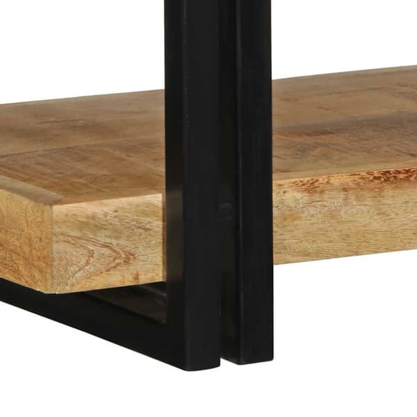 vidaXL Vegghylle 70x33x35 cm grovt heltre mangotre