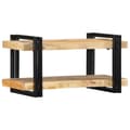 Miniatyrbilde 1 av 11: vidaXL Vegghylle 70x33x35 cm grovt heltre mangotre