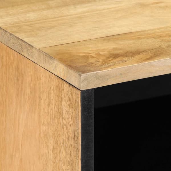 vidaXL TV-benk brun 80x31,5x46 cm heltre mango