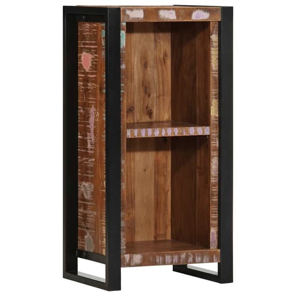 vidaXL sengebord 40x30x80 cm massivt genbrugstræ