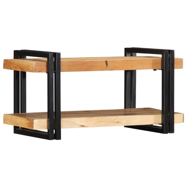vidaXL væghylde 70x33x35 cm massivt akacietræ
