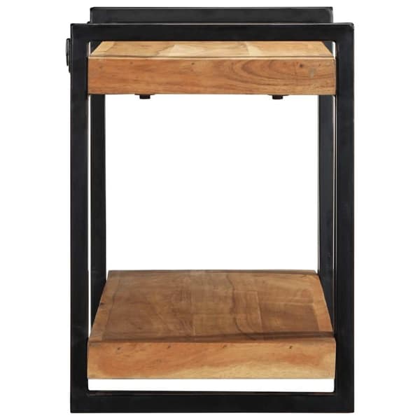 vidaXL Seinähylly 90x33x45 cm Massiivipuu akaasia