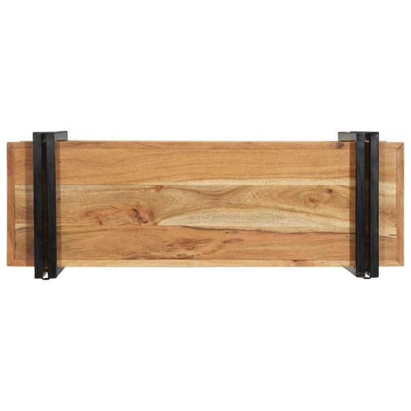 vidaXL Seinähylly 90x33x45 cm Massiivipuu akaasia
