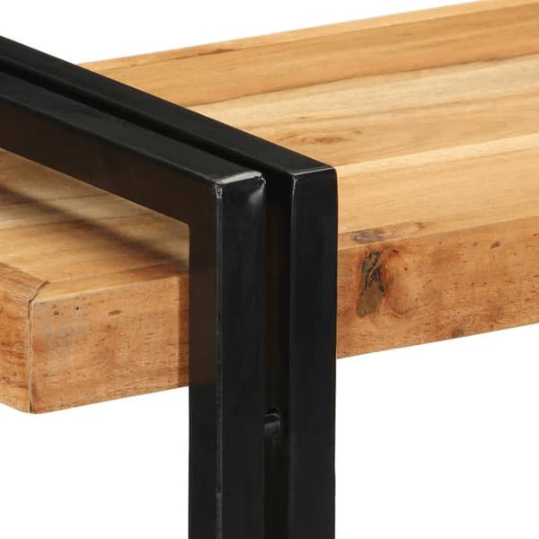 vidaXL Seinähylly 90x33x45 cm Massiivipuu akaasia