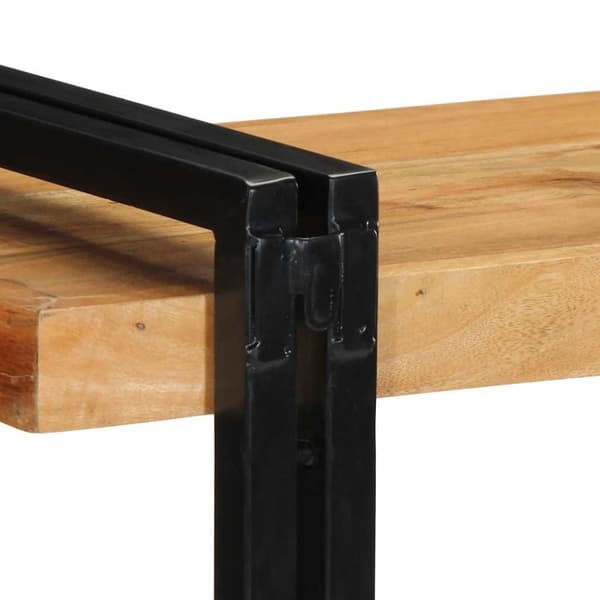 vidaXL Seinähylly 90x33x45 cm Massiivipuu akaasia