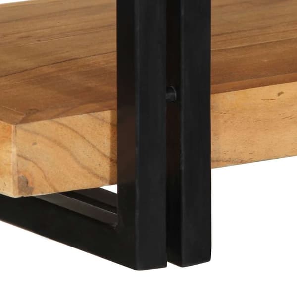 vidaXL Seinähylly 90x33x45 cm Massiivipuu akaasia