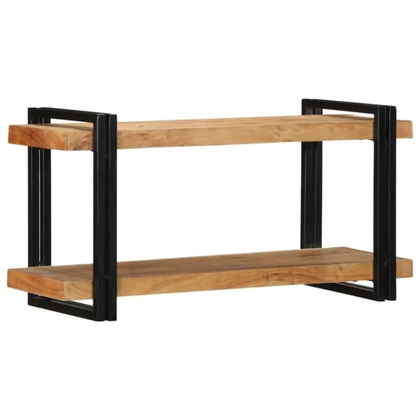 vidaXL Seinähylly 90x33x45 cm Massiivipuu akaasia