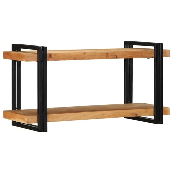 vidaXL Seinähylly 90x33x45 cm Massiivipuu akaasia