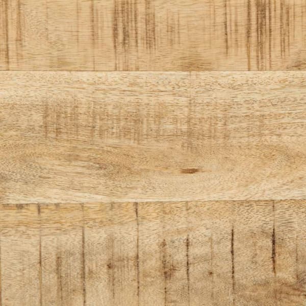 vidaXL Vägghängt TV-skåp 100x32x25 cm massivt trä grov mango