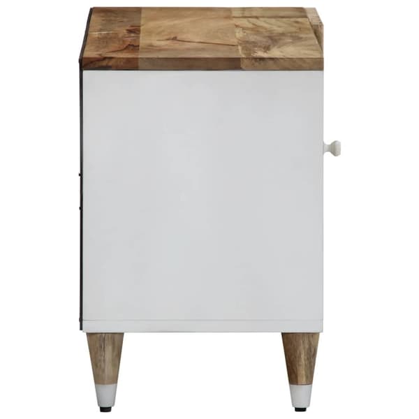 vidaXL tv-bord 80x31,5x46 cm massivt mangotræ