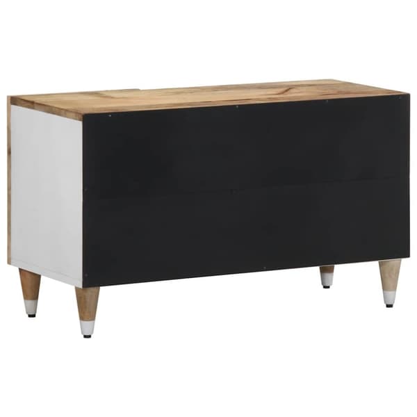 vidaXL tv-bord 80x31,5x46 cm massivt mangotræ
