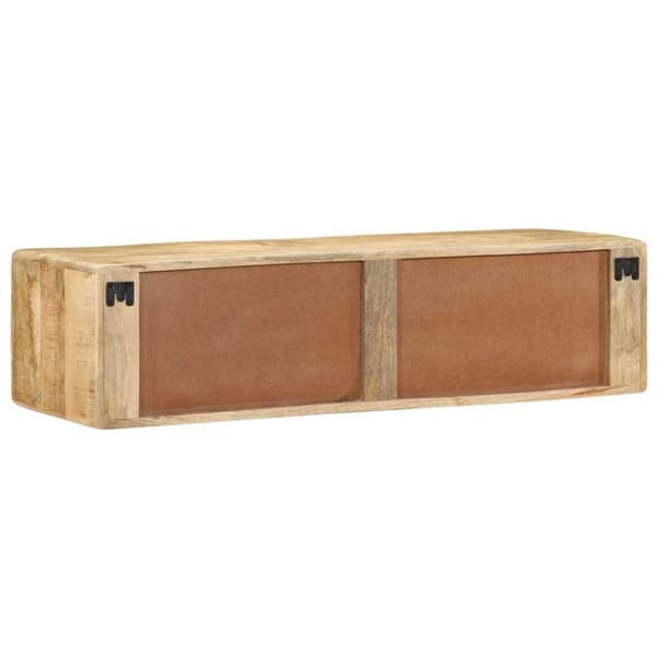 vidaXL væghængt tv-skab 100x32x25 cm massivt ru mangotræ