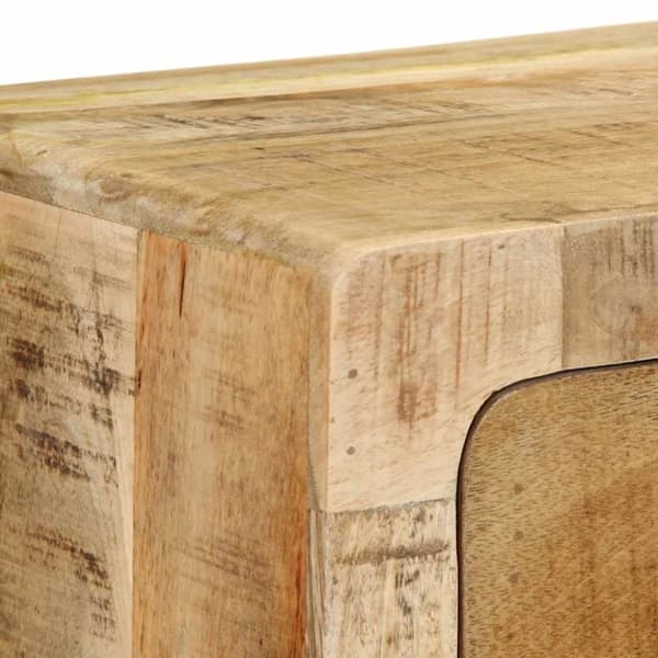 vidaXL væghængt tv-skab 100x32x25 cm massivt ru mangotræ