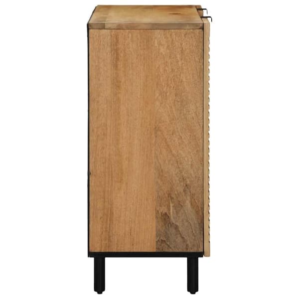 vidaXL Skjenk brun 90x33x75 cm heltre mango