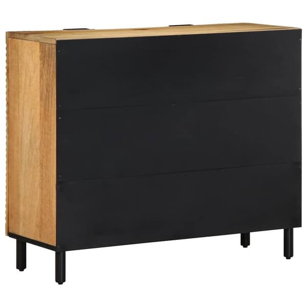vidaXL Skjenk brun 90x33x75 cm heltre mango
